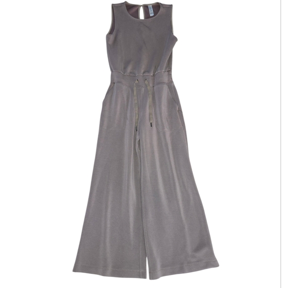 Spanx Airessentials Wide Leg Jumpsuit Smoke Purple Size S - Picture 2 of 7